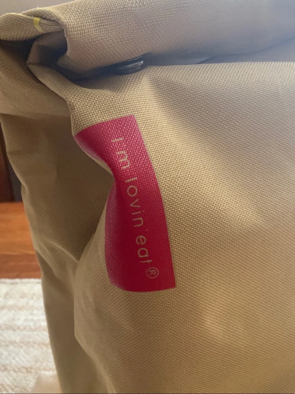 McDonald's Beige Backpack with Yellow Logo